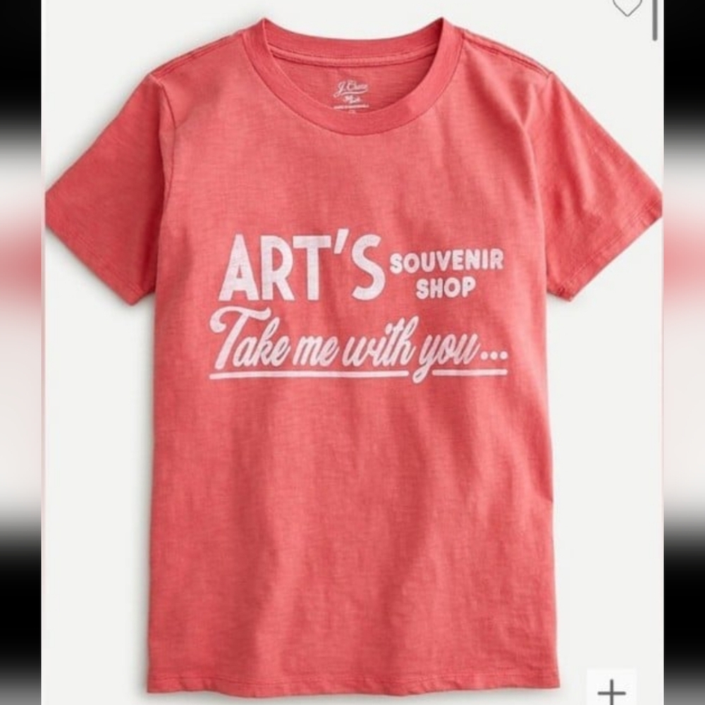 J.crew Art's souvenir shop vintage style tshirt